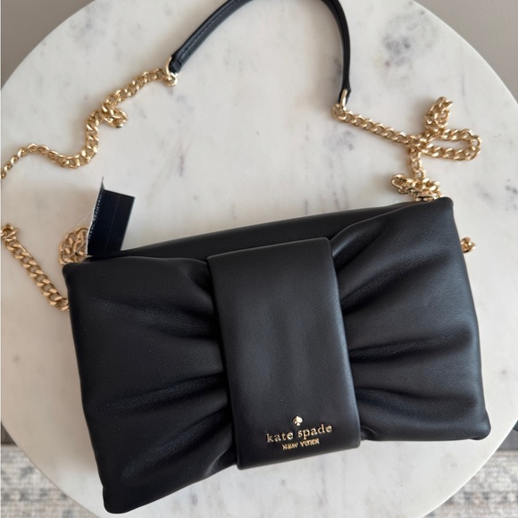 kate spade Handbags - Kate Spade Black Leather Clutch